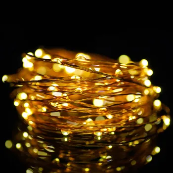 2M 20LED Apdailos LED Varinės Vielos Pasakų String Šviesos Žibintus, Kalėdų Šventė Vestuves JHP-Geriausias