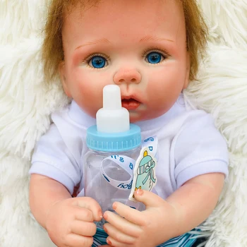 OtardDolls bebe Atgimsta bonecas 35cm Minkšto Silikono Vinilo tikroviškos Lėlės Reborn Baby Doll, Nauji gimė Gyvas lėles dovana