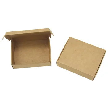 25Pcs 13*9.5*3cm kraft popieriaus amatų langelis mažas, kartonas, popierius, pakavimo/package box popieriaus, saldainių, dovanų kortelės, nuotraukos pakavimo dėžės