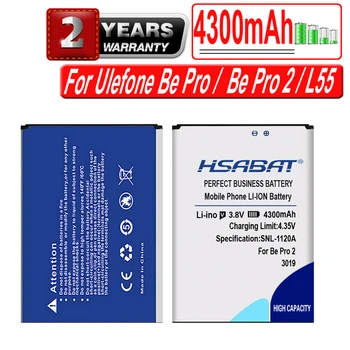 HSABAT 3019 4300mAh Didelės Talpos Bateriją Ulefone Būti Pro / Ulefone Būti Pro 2 / Ulefone L55