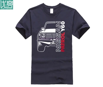 Klasikinis Japonų Automobilių Gerbėjai Patrol Y60 T-Shirt 2021 Mados O-Kaklo Hipster Tshirts 3D Spausdinimo Tee marškinėliai