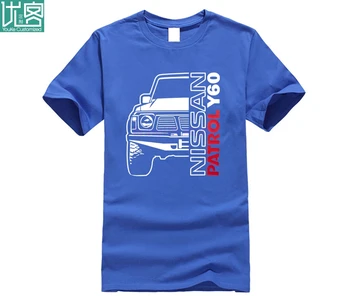 Klasikinis Japonų Automobilių Gerbėjai Patrol Y60 T-Shirt 2021 Mados O-Kaklo Hipster Tshirts 3D Spausdinimo Tee marškinėliai