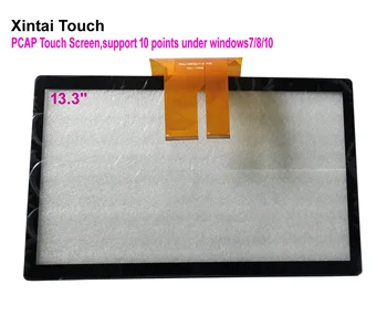 Vairuotojas Nemokamai! 13.3 colių 10 Taškų capaciti multi touch screen / Skydelis, capacitive touch perdangos rinkinį ir greitas Pristatymas
