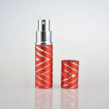 500pcs 10 ml Portable Mados Aliuminio Kvepalų Buteliuko Su Mini Purkštukai Tuščias Kosmetikos Bakas