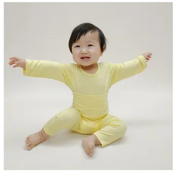 Vaikų Namų Drabužiai 2021 Kūdikiams, Kūdikių Berniukų, Mergaičių Modalinio ir Medvilnės Pižama Komplektas 2vnt Kietas Sleepwear Loungewear Vaikai vakarinę Suknelę