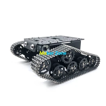 T300 -MT Sidabro Aliuminio lydinio smart bakas automobilių važiuoklės/tyrimo platforma su actuators,valdytojas,roboto rankos įdiegti sąsaja