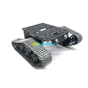 T300 -MT Sidabro Aliuminio lydinio smart bakas automobilių važiuoklės/tyrimo platforma su actuators,valdytojas,roboto rankos įdiegti sąsaja