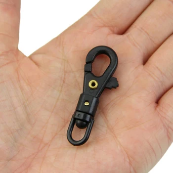 10VNT Naujos Lauko Išgyvenimo Karabinai Mini Pasukti Sagtis Pakabinti Quickdraw Key Chain EDC Priemonę, Stovyklavimo Įranga