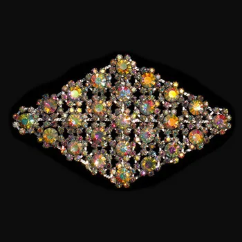 Kristalų Aplikacijos Vestuvinių Suknelių Vaikams, Skrybėlės Aplikacijos 10.8 cm*7 cm Siuvimo 