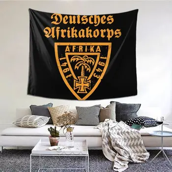 Deutsches Afrikakorps DAK Emblema Vermachto Gobelenas Kabinti Tapiz Sienų Dekoras Vermachto Gobelenai Poliesteris Namų Puošybai