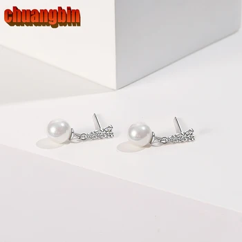 Autentiškas S925 sterlingas sidabro moterų europos ir Amerikos dizaino mados deimantų granulių auskarai sidabro Ausų papuošalai, Sąsagos