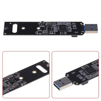 Porftable NVME į USB Adapteris M. 2 SSD Tipo Kortelė, USB 3.1 Gen 2 Tilto Mikroschema būtų M2 SSD Mygtuką M, Windows XP/7/8/10 MAC OS