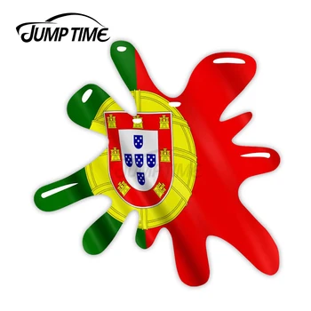 Peršokti Laiko Naujas 3D Dizainas Su Portugalija portugalijos Vėliavos Motyvu, Išorės Vinilo Automobilių Lipdukas 