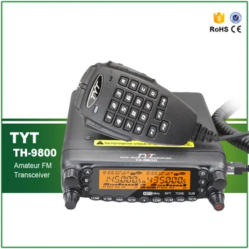 Puikios Greitas Pristatymas Kompleksinio Kartojimo Quad Band TYT TH-9800 Plus Automobilių Du Būdu Radijo