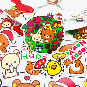38 VNT Anime Kalėdų turėti popieriaus, Lipdukų Amatų Ir Scrapbooking lipdukų knyga Studentų etiketės, Dekoratyvinis lipdukas 