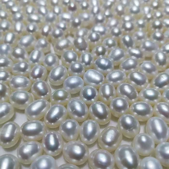 1 kg Natūralių Gėlavandenių Perlų Ryžių Formos, Dydis 9-10mm Prarasti Karoliukai Papuošalai 