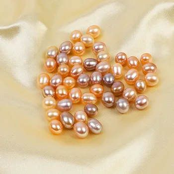 1 kg Natūralių Gėlavandenių Perlų Ryžių Formos, Dydis 9-10mm Prarasti Karoliukai Papuošalai 