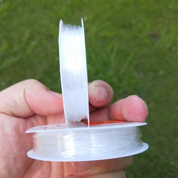 0.4-1.0 mm Skaidrus Ruožas Elastinga Crystal Line Padaryti Duobute Virvę Styginių Laidą/String/Sriegis 