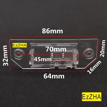 EzZHA Automobilio Galinio vaizdo Stovėjimo Atsarginės Kameros Laikiklis Licencijos numerio apšvietimo Lemputės 