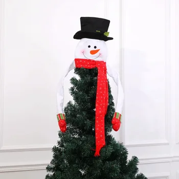 Tarpvalstybinės karšto pardavimo Christmas tree top star sniego šventų Kalėdų eglučių papuošalai apdailos kalėdos apdaila