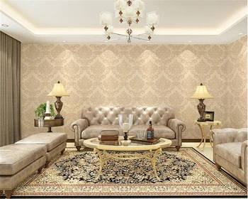 Beibehang Šilko neaustinių ekrano užsklanda prabanga Europos Damaske 3d tapetai miegamajame, restoranas, namų interjero papel de parede behang