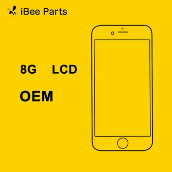 IBee Dalys 10VNT OEM 4.7 colių iPhone 8 8G LCD ekranu + flex kabelis + apšvietimas Nemokamas pristatymas