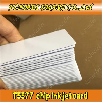 200pcs Nemokamas pristatymas Gamyklos tiekėjas RDA 125khz rašalinis t5577 pvc smart klavišą kortelę visi rašaliniai spausdintuvo kortelė