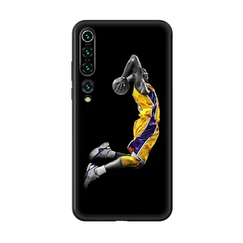 Krepšinio Jordanija James Kobe Telefoną atveju Xiaomi mi 4 5 X 6 X A1 A2 8 9 10 T F1 Lite pro SE Max Sumaišykite 2 Pastaba 3 lite juodas bamperis
