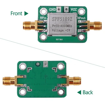 LNA 50-4000 MHz RF SPF5189 NF 0.6 DB Žemo Triukšmo Stiprintuvas, Signalo Imtuvas Valdybos Belaidžio Ryšio su Shield 