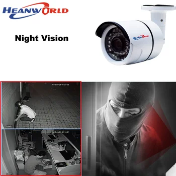Heanworld H. 265 audio-in 2MP/3MP/5MP IP kameros 35 ir-led, naktinio matymo naudoti lauko hd vaizdo stebėjimo kamera lauko IP66 atsparus vandeniui