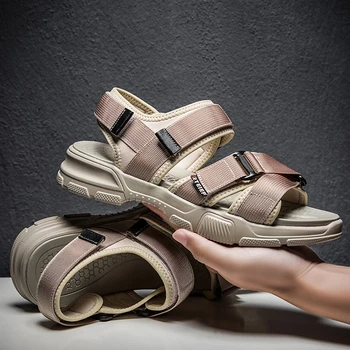 Vyrų vyrų herren sandale sandles sandalen vasaros batai romos sandali mens da gladiatorių ete 2020 atsitiktinis hombre už mens paplūdimio vyras