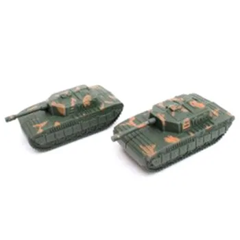 Mados 2VNT Mini Tiger Tank Modelis Imituoti Masto Radijo bangomis valdomų Vaikų Žaislas Vaikams Kalėdų Dovana Kietas Šalis Žaidimas