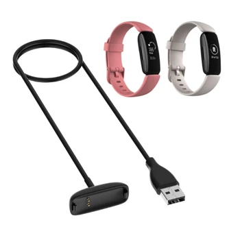 2021 Naujas 100cm Repalacement USB Įkrovimo Kabelis Laido Fitbit - Inspire 2 Išmaniųjų Laikrodžių Apyrankės Įkroviklis Priedai