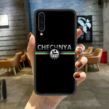 Čečėnijos Nacionalinės Vėliavos Čečėnijos Telefono dėklas, Skirtas SamSung Galaxy M 5 8 10 20 30 31 40 50 51 70 71 80 S E juoda Juoda Hoesjes