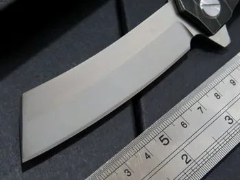 Aukštos kokybės guolių TC4 Titano rankena D2 peilis peilis medžioklės kempingas lauko savigynos peilis taktinių kariuomenės Išgyvenimo peilis