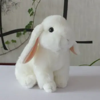 White rabbit pliušinis žaislas gražių animacinių filmų triušis 24cm minkšta lėlė, vaikams, žaislas, apdailos gimtadienio dovana h1269