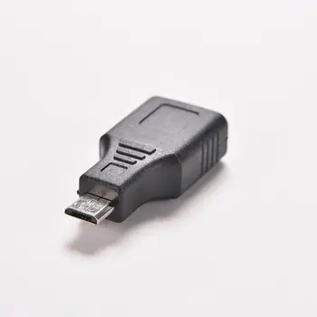 ČIURKŠLĖS 1PC Black F/M USB 2.0 Moterų Micro / Mini USB B 5 Pin Male Plug OTG Host Adapteris Keitiklis Jungtis iki 480Mbps