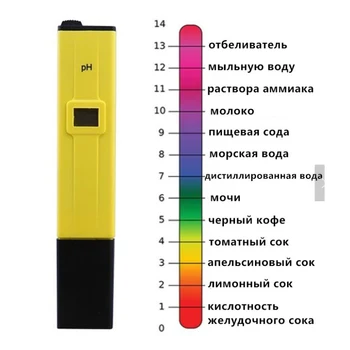 LCD Skaitmeninis PH-Metras Didelis Tikslumas 0.1 PH Testeris Akvariumas Baseinas, Vandens Kokybę Priemonė Vyno Šlapimo Automatinis Kalibravimas 0-14