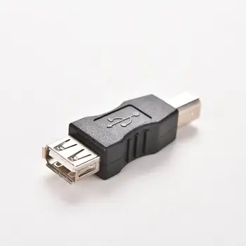 Naujas 1PC USB 2.0, A Tipo moterį, USB Type B Male Konverteris Adapteris USB Print Kabelis Conector Įkroviklio Jungtis
