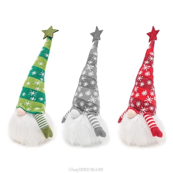 Kalėdų Elf Apdaila Ilgai Skrybėlę švedijos Gnome Tomte Žaislas, Lėlė Papuošalų su LED Šviesos Dovanos O15 20 Dropship