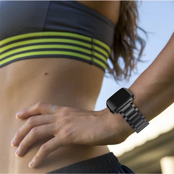 Prabangus nerūdijančio plieno laikrodžio dirželio Pakeitimo diržu, Fitbit Atvirkščiai pakeisti dirželiai Fitbit Atvirkščiai smart watch priedai