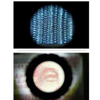 30 Didinimo Cilindro Masto Optinio Stiklo Objektyvo Fokusavimo didinamasis stiklas su LED Šviesos UV Lempos Senovinių Matavimo