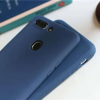 Tamsiai mėlyna Tpu Case For Samsung Galaxy J6 2017 J4 j3 skyrius J5 J7 2016 2018 A30 A10 A40 A6 A7 A8 Plius J2 Premjero J8 J1 Mini Padengti Minkštos TPU