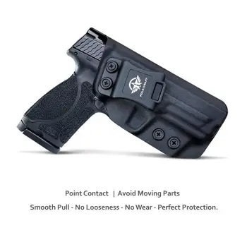 IWB Kydex Dėklas Pasirinktinis Tilptų: Smith & Wesson M&P 9mm M2.0 Visu Dydžiu 4.25