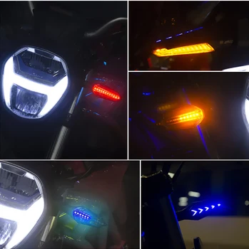 LED Motociklo Posūkio Signalo Žibintai yamaha virago 125 honda super cub 110 BMW r1200gs lc honda vfr 1200f moto led posūkio signalo