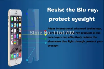 0.33 mm iphone6 Sprogimo Įrodymas, Priekiniai Premium Grūdintas Stiklas iPhone 6 4.7 colių Premium Stiklo apsauginė plėvelė 500pcs/daug