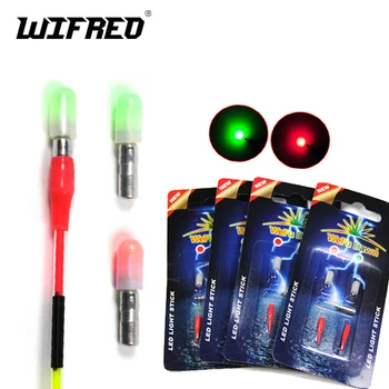 Wifreo 4 pakuočių Mini Žvejybos Plaukti Elektros LED Žėrintis Šviesos Vandeniui Light Stick Raudonos / Žalios Šviesos