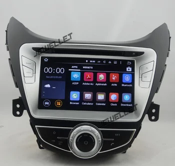Octa core IPS ekranas Android 10 Car DVD GPS radijo Navigacijos Hyundai Elantra Avante i35 2011-2013 su 4G/Wifi DVR