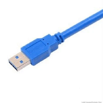 3FT Blue USB 3.0 Type-A Male, kad Moteris-Super Greitis ilgiklis Konverteris Adapterį, Kompiuterio pajungimo Kabelis dropshipping