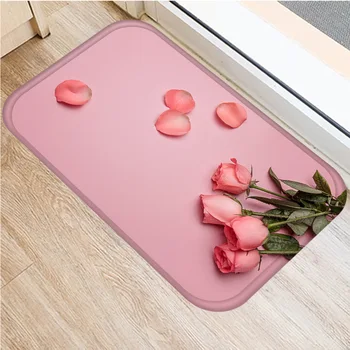 Modernus minimalistinis šviežių gėlių modelio, priešslydžio sistema grindų kilimėlis, virtuvė, vonios kambarys, neslystantis kilimėlis, naktiniai kilimas lauko durų kilimėlis vonios kilimėlis